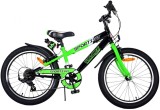 Cumpara ieftin Bicicleta pentru baieti Volare Sportivo, 20 inch, culoare verde negru, frana de mana fata - spate