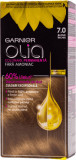 Garnier Olia Vopsea de păr permanentă fără amoniac 7.0 blond &icirc;nchis, 1 buc