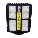 Proiector LED exterior tip solar eMazing, cu control la distanta, detector miscare si iluminare, sistem fixare inclus, 720 LED-uri, ABS,15Ah, 500W, lu