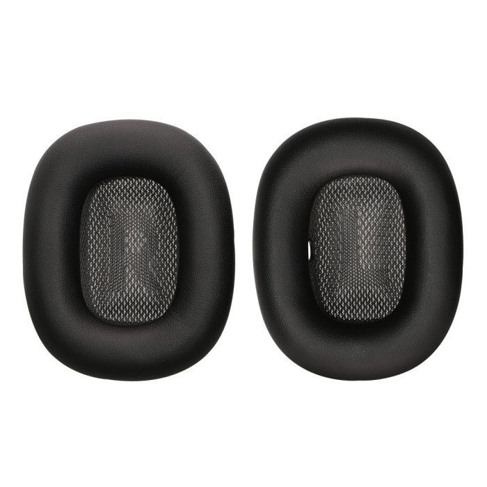 Set 2 Earpads kwmobile pentru Apple Airpods Max, Piele ecologica, Negru, 55895.01