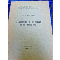 Mihai Miroiu - An introduction to the technique of the modern novel