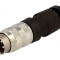 Conector M16 mufă tată 4 pini drept 5A 300V pe cablu
