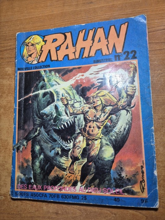 revista de benzi desenate - rahan - iulie 1981