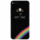 Husa silicon pentru Xiaomi Mi A1, Black Is Not Sad