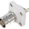 Conector BNC soclu mamă drept lipire panou