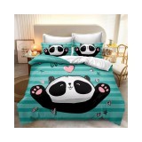 Cumpara ieftin Lenjerie de pat din Bumbac finet cu imprimeu 3D INN1014