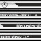 Set protectii praguri CROM - Mercedes-Benz CLA