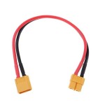 Set prelugitor mufa XT60 tata mama cu cablu siliconic 12AWG 10cm max, Oem