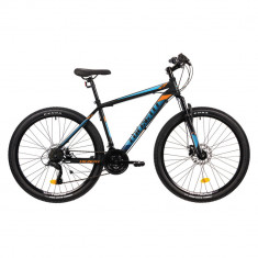 Bicicleta MTB Colinelli COL05, Marimea M, 27.5 inch, Negru, Schimbator Shimano, 21 Viteze, Cadru Ote foto