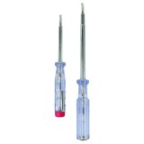 Cumpara ieftin Set 2 surubelnite tester control tensiune, otel, maner transparent, cap drept