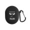 Husa pentru casti Google Pixel Buds 2 (2020), Kwmobile, Negru/Alb, Silicon, 58157.01