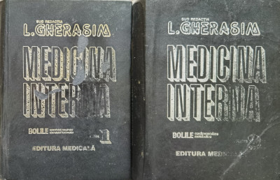 Medicina Interna Vol. 1-2 - L. Gherasim ,557834 foto