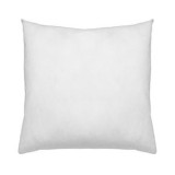 Perna decorativa 40x40 cm alba, poliester, umplutura pufoasa, marca CMCLASS