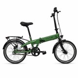 Cumpara ieftin Bicicleta pliabila Prophete 1294 verde 20 inch aluminiu 3 viteze Shimano Nexus portbagaj lumini