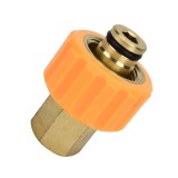 Adaptor furtun curatare canalizare HAWIRE Tip J pentru Karcher HD New, HDC, HDS, HWE, Easy Force, Conexiune rapida, Aluminiu rezistent, Auriu