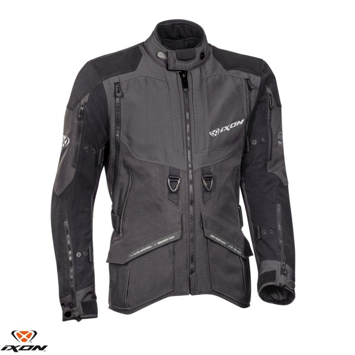 Geaca (jacheta) barbati pentru scuter - motocicleta Touring/Adventure Ixon All season model Ragnar MS culoare: negru/antracit Negru/antracit XL