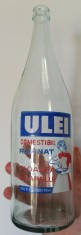 Ulei comestibil rafinat din floarea soarelui// sticla perioada comunista