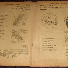 Revista copiilor si tinerimei Nr 24/1920, BD benzi desenate romanesti