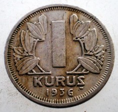 F.017 TURCIA 1 KURUS 1936 foto