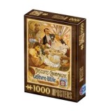 Cumpara ieftin Puzzle adulti D-Toys Vintage Posters - Biscuits Champagne Lefevre-Utile, 1000 piese