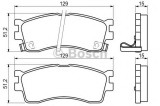 Set placute frana,frana disc KIA RIO limuzina (DC) (2000 - 2005) BOSCH 0 986 494 144
