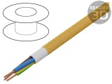 Cablu Electric Rotund 3G0,75mm&sup2; PVC 300V