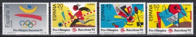 Spania 1988 - Jocurile Olimpice de vară - Barcelona, ​​Spania, MNH foto