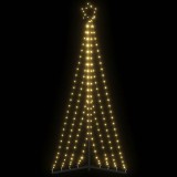VidaXL Pom de Crăciun LED 339 LED-uri Alb Cald 182 cm