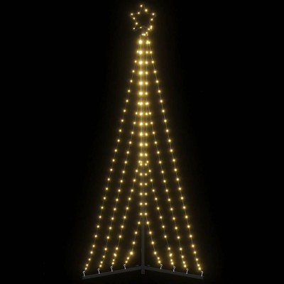 Pom de Crăciun LED 339 LED-uri Alb Cald 182 cm foto