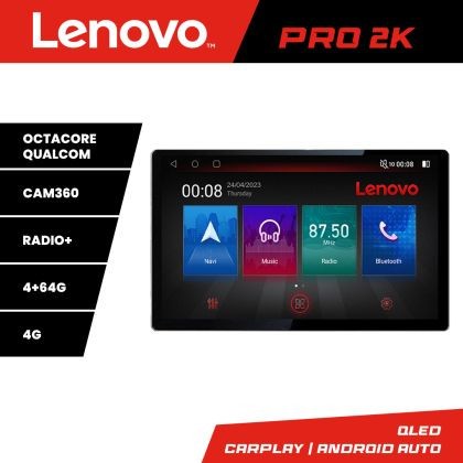 Navigatie Toyota Land Cruiser V8 L200 2008-2019 Lenovo PRO 4+64 2K 13 inch qled android 4G DSP gps internet Kit-381-type-a CarStore Technology
