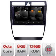 Navigatie Audi A6 Quad Core 5960Pro-102 Android Octa Core Qualcomm 2K Qled 8+128 DTS DSP 360 4G Optical CarStore Technology