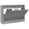 Gossi pantofar, gri sonoma, 80x21x57 cm, lemn compozit