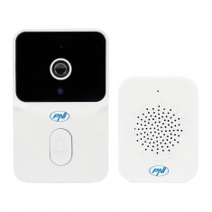 Sonerie video PNI Safe House IDB12, WiFi, vizibilitate noctura, IP54, acumulator incorporat, control din aplicatia Tuya