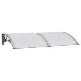 Cumpara ieftin Copertina de usa, gri, 150x75 cm, policarbonat