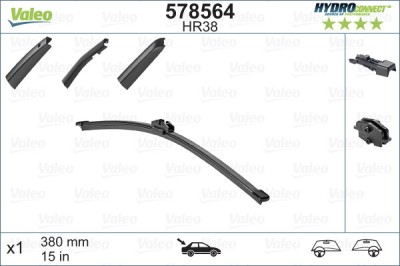 VALEO 578564 HYDROCONNECT REAR lamela stergator foto