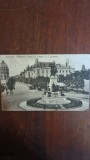Carte Postala - Bucuresti. Bulevardul Carol I si Statuia I. C. Bratianu