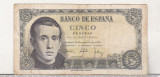 Bnk bn Spania 5 pesetas 1951 circulata