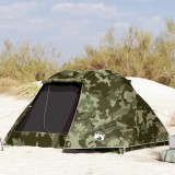 Cort Pescuit vidaXL 5 Persoane, Camuflaj, Impermeabil 490x330x185cm, Camping, Folie Protectie, Transport Usor