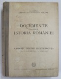 DOCUMENTE PRIVIN ISTORIA ROMANIEI , RAZBOIUL PENTRU INDEPENDENTA , VOL. IV ( 15 IUNIE 1877 - 15 IULIE 1877 ) , 1953 *COPERTA PREZINTA HALOURI DE APA