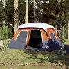 Cort Familie Gossi 6 Persoane, LED, Gri/Portocaliu, Impermeabil, Montare Rapida, Poliester, Camping