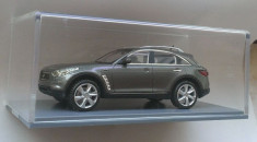 Macheta Infiniti FX50S 2008 gri - NEO Models 1/43 SUV