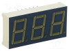Display LED 7 Segmente 14.2mm Rosu KINGBRIGHT ELECTRONIC, 3 Caractere, Catod Comun