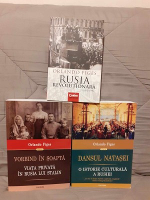 RUSIA REVOLUTIONARA/VORBIND IN SOAPTA/DANSUL NATASEI-ORLANDO FIGES (3 VOL) foto