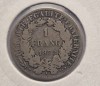 Franta 1 Franc 1872 moneda din argint AG.835 a III a Republica, Europa