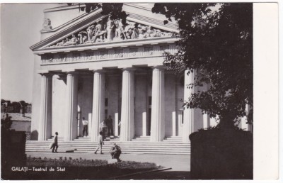 AMS - ILUSTRATA 1232, GALATI - TEATRUL DE STAT, ANUL 1961 foto