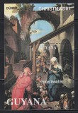 Guyana 1991 - Crăciun - Pictură de D&uuml;rer, Colita, RARA, MNH, Nestampilat