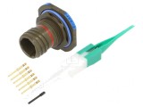 Conector Militar 9 MIL-DTL-38999 Series III Oliv
