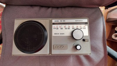 RADIO DUO RS 1210 TEHNOTON , FUNCTIONEAZA LUNGI . foto