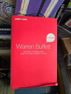 Warren Buffett - Janet Lowe foto
