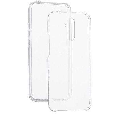 Husa Compatibila cu Huawei Mate 20 Lite, Fata + Spate, Protectie 360 Grade, Transparent foto